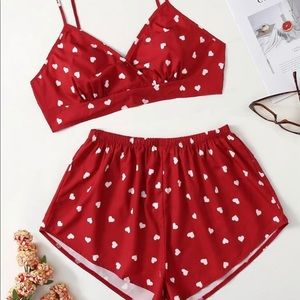 Red Heart PJ Set 5x